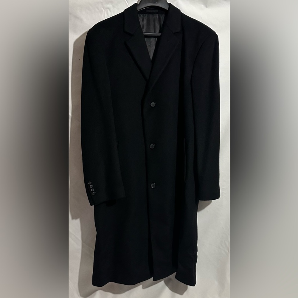 Men’s Saddlebred Full Length Wool Trench Coat